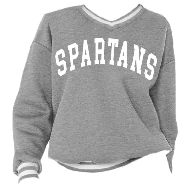 Varsity V-Neck Sweatshirt - Old School