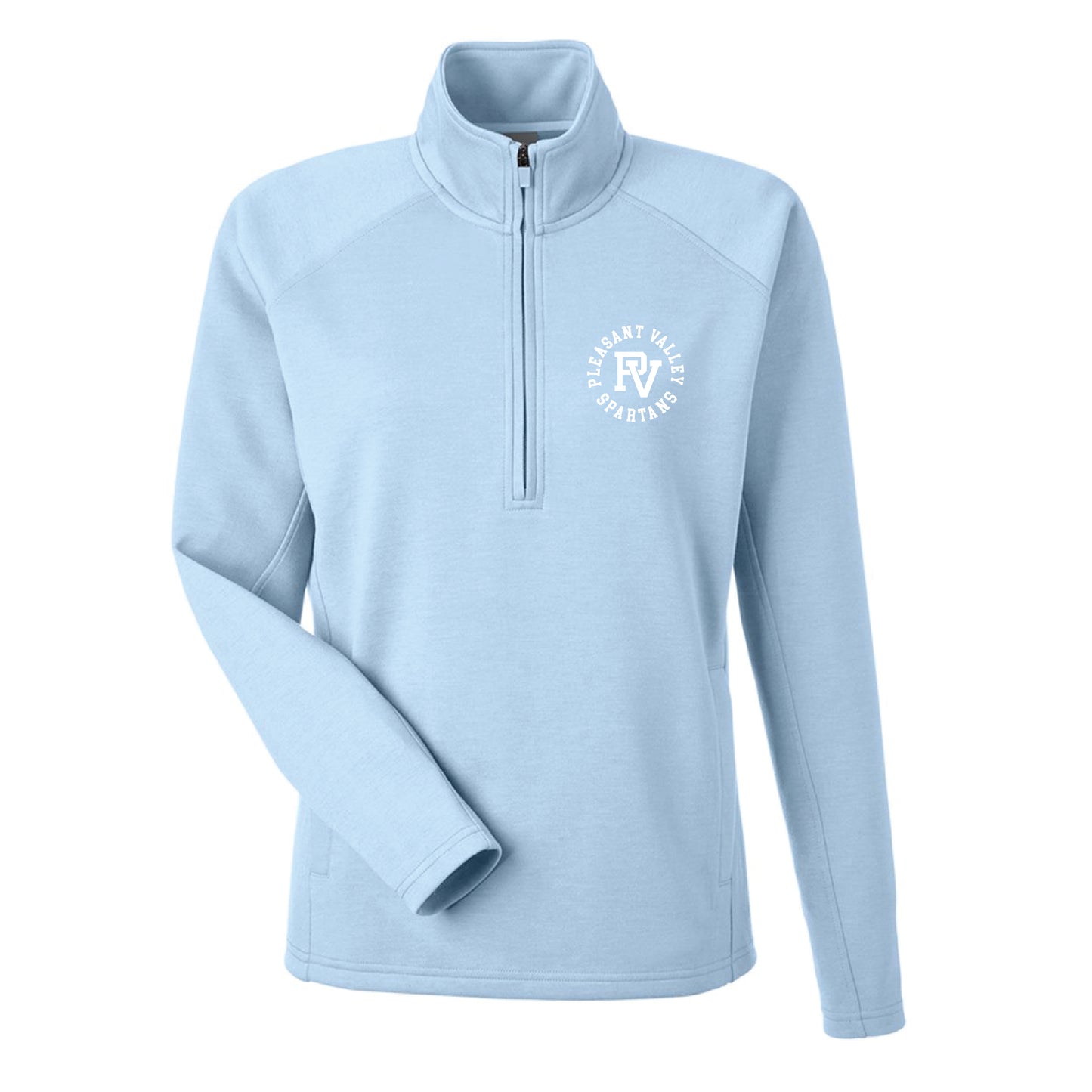 NEW! Women's Light Blue 1/4 zip