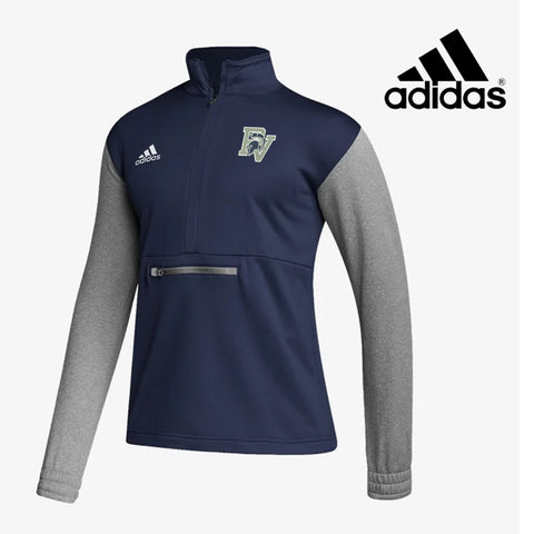 Adidas Team Issue Colorblock 1/4 Zip - Navy/Grey