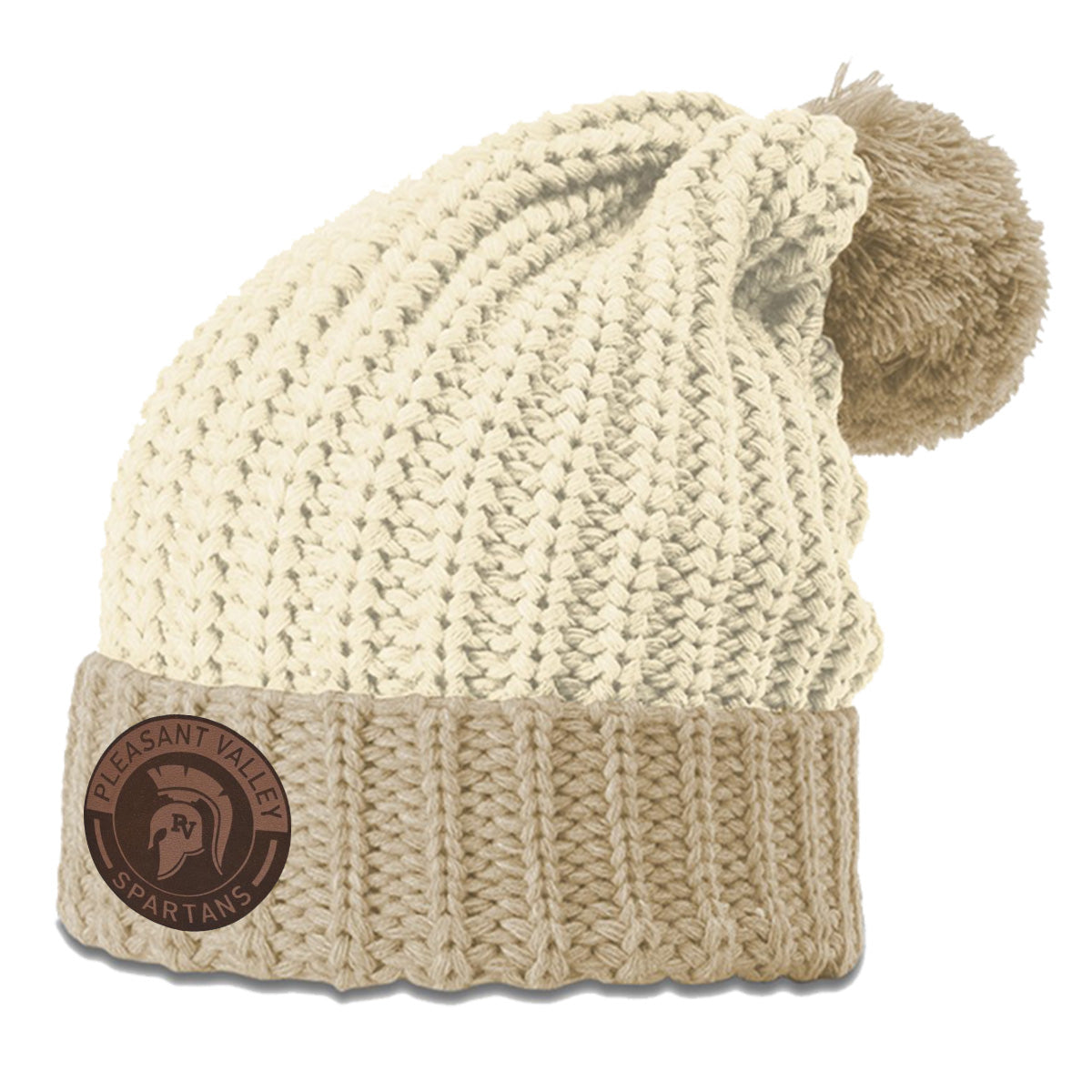 Stocking Hat - Leather Patch