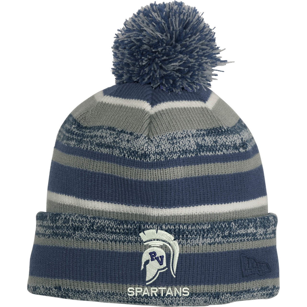 Stocking Hat - New Era Sideline Striped POM