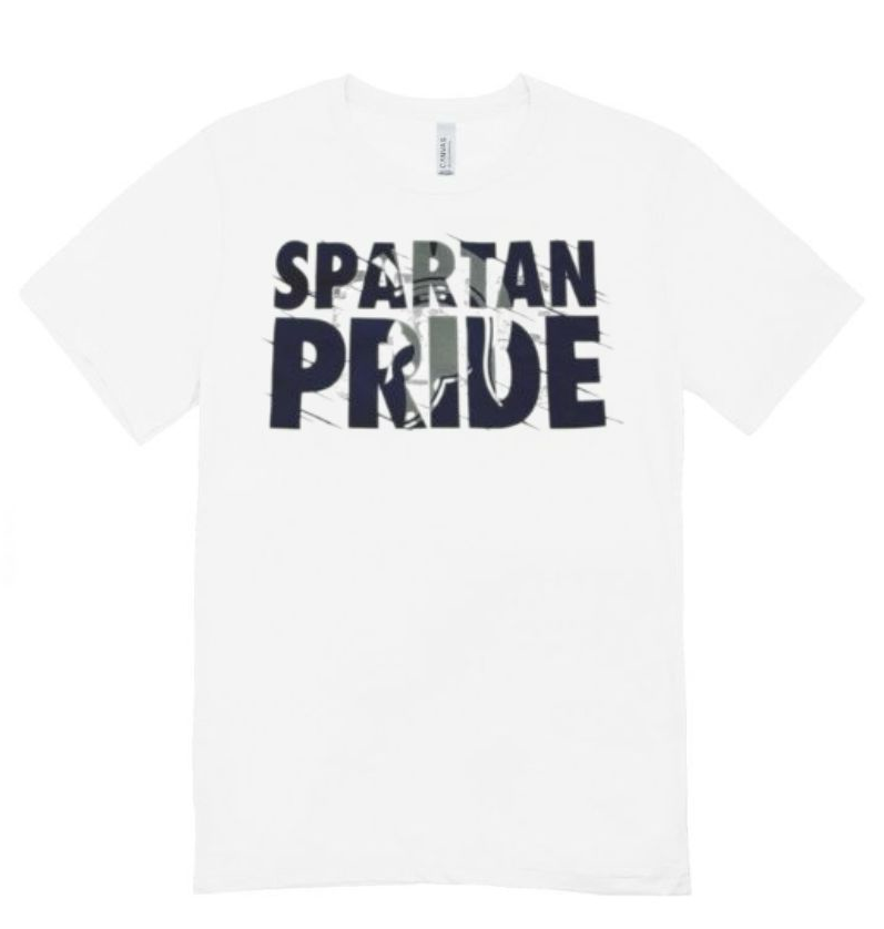 District Triblend Tee-Spartan Pride