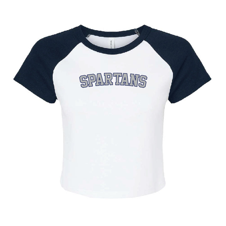 NEW! Baseball Tee - SS Cropped - Bases Covered