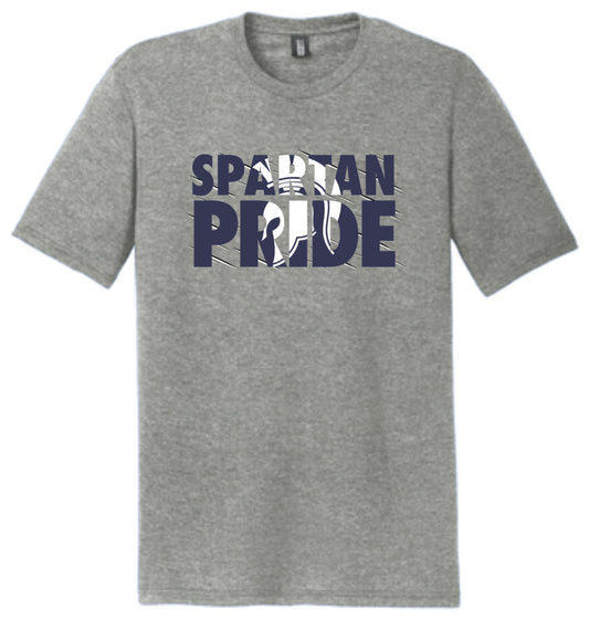 District Triblend Tee-Spartan Pride