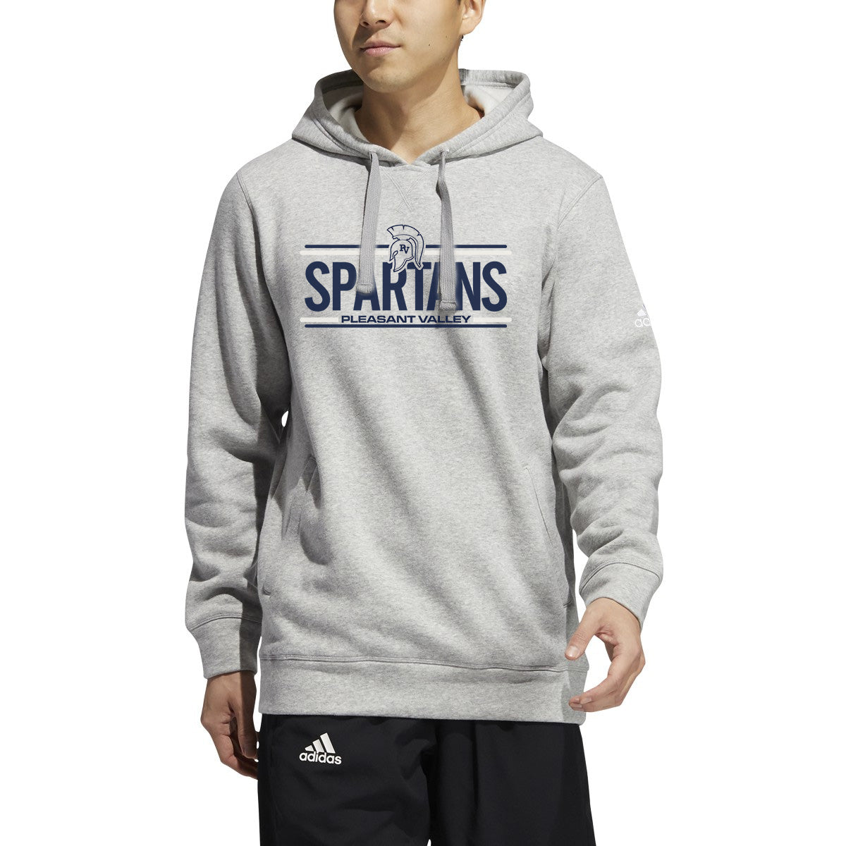 Adidas Hoodie-SPARTANS with Lines