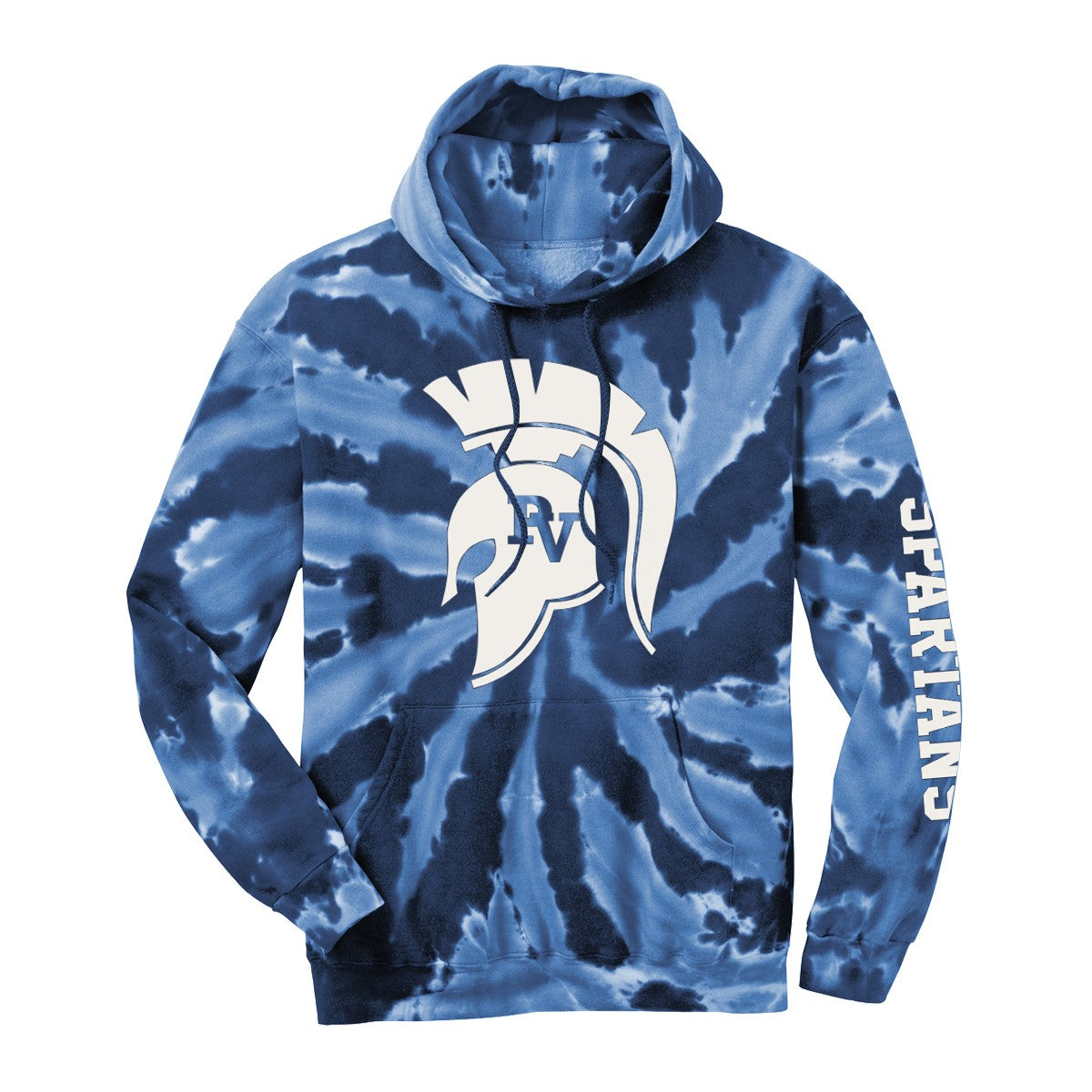 Navy Tie-Dye Hoodie